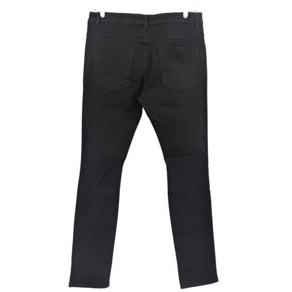 Looney Tunes Men's Stretch Black Jeans Cartoon's Graphic Bling Bunny Size 36 NWT - Picture 2 of 11